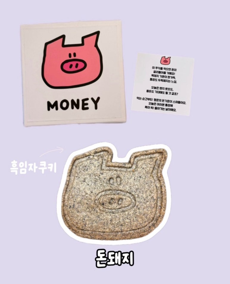 돈돼지 행운이 필요할 때, 낫띵메터스 행운쿠키 럭키로 마음을 선물하세요 nothingmatters