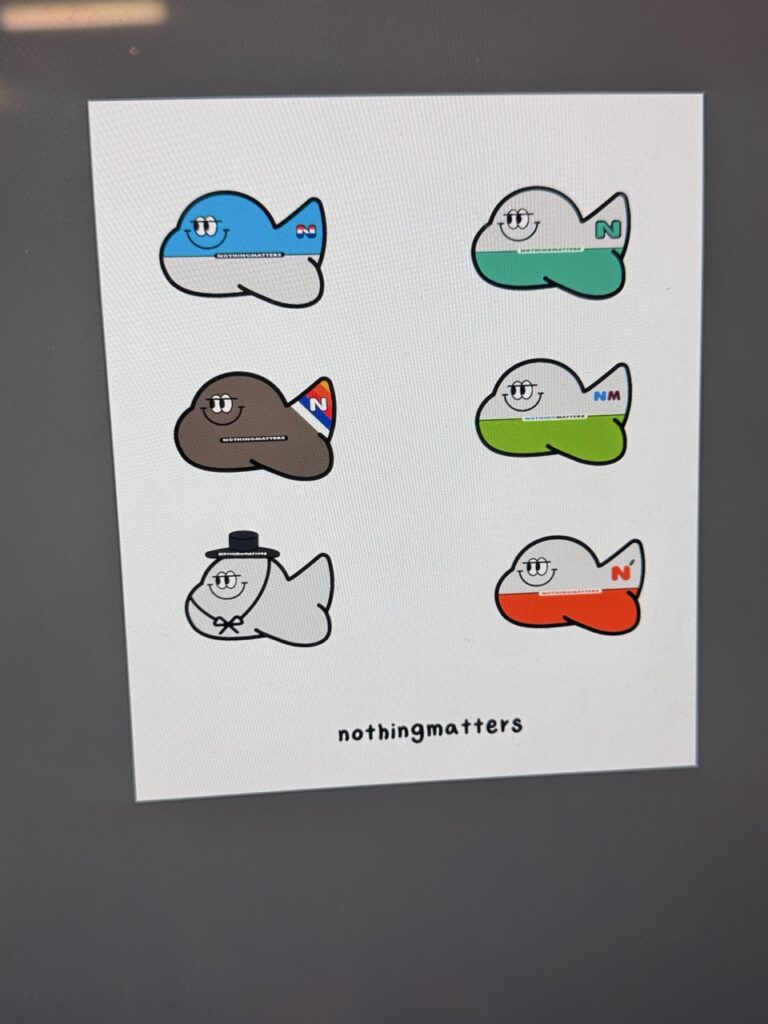 비행기 샌드쿠키 nothingmatters 컬러풀한 신상 디저트 브랜드